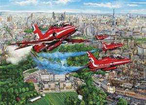 Reds Over London Military Jigsaw Puzzle By Gibsons