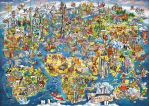 Wonderful World Cote Dazur France 1000 Piece Jigsaw Puzzle for sale online