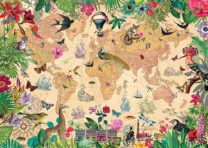 World of Life Maps / Geography Jigsaw Puzzle By Gibsons