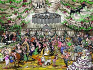Chaos at the Wedding Reception Humor 2 Jigsaw Puzzle By All Jigsaw Puzzles