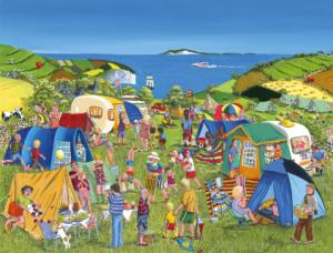 Far from the Madding Crowd, The Camping Collection Humor 2 Jigsaw Puzzle By All Jigsaw Puzzles