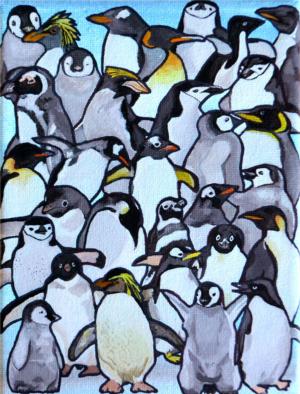 Penguins Galore Collage Jigsaw Puzzle By All Jigsaw Puzzles