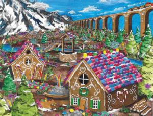 Gingerbread House Candy Jigsaw Puzzle By All Jigsaw Puzzles