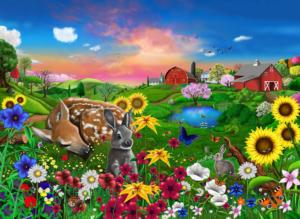 Peaceful Pastures Wildlife Jigsaw Puzzle By All Jigsaw Puzzles
