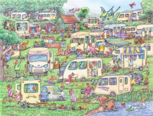 Caravan Commotion Vehicles Jigsaw Puzzle By All Jigsaw Puzzles