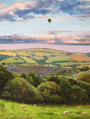 Hot Air Balloon Landscape Jigsaw Puzzle By All Jigsaw Puzzles