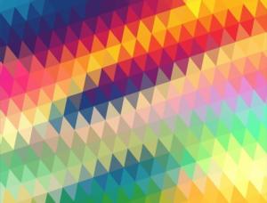 Geometric Rainbow - Impuzzible No.1 Rainbow & Gradient Jigsaw Puzzle By All Jigsaw Puzzles