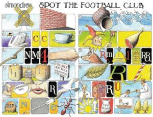 Spot the Football Club Sports Jigsaw Puzzle By All Jigsaw Puzzles