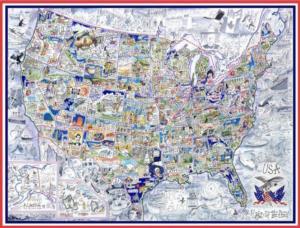 USA Map United States Jigsaw Puzzle By All Jigsaw Puzzles
