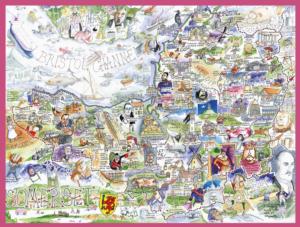 Tim Bulmer Somerset Collage Jigsaw Puzzle By All Jigsaw Puzzles