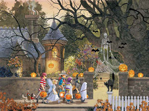 Friends on Halloween Halloween Jigsaw Puzzle By SunsOut