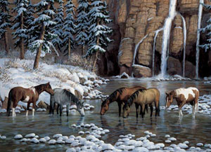 Spirit of the Rockies Waterfall Jigsaw Puzzle By Cobble Hill