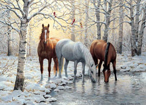Winter Trio Snow Jigsaw Puzzle By Cobble Hill