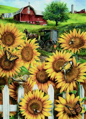 Country Paradise Sunflower Jigsaw Puzzle By Cobble Hill