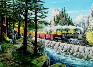 Rounding the Horn Lakes / Rivers / Streams Jigsaw Puzzle By Cobble Hill