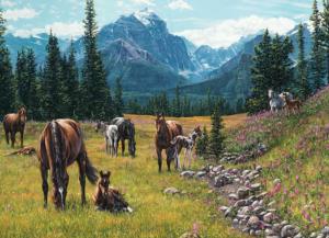Horse Meadow Horses Jigsaw Puzzle By Cobble Hill