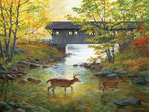Rock Creek Crossing Nature Jigsaw Puzzle By SunsOut