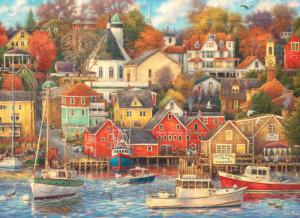Good Times Harbour Landscape Jigsaw Puzzle By Anatolian