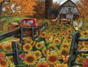 Sunflower Farm Farm Jigsaw Puzzle By SunsOut