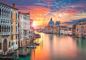 Venice at Sunset Sunrise & Sunset Jigsaw Puzzle By Castorland