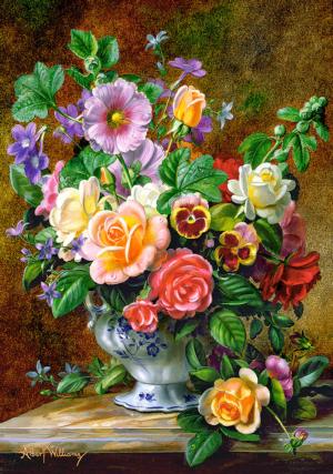 Flowers in a Vase Flower & Garden Jigsaw Puzzle By Castorland