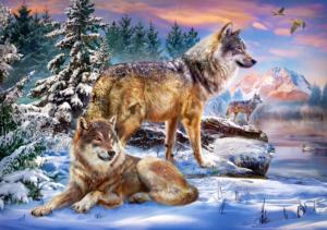 Wolfish Wonderland Winter Jigsaw Puzzle By Castorland