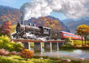 Iron Horse Train Jigsaw Puzzle By Castorland
