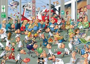 Accidents and Emergencies Cartoons Jigsaw Puzzle By Piatnik