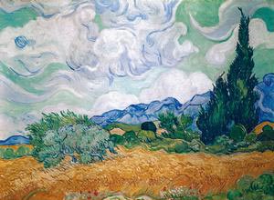 Wheat Field with Cypresses Impressionism & Post-Impressionism Jigsaw Puzzle By Piatnik