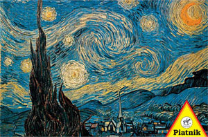 Starry Night Impressionism & Post-Impressionism Jigsaw Puzzle By Piatnik