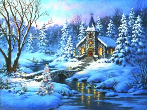 Twilight Christmas Christmas Jigsaw Puzzle By SunsOut