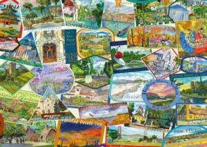 Travel Stickers Collage Jigsaw Puzzle By Schmidt Spiele