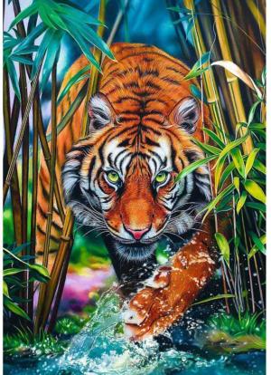 Grasping Tiger Tigers Jigsaw Puzzle By Trefl