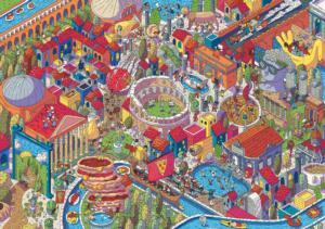 EyeSpy - Imaginary Cities:Rome, Italy Italy Jigsaw Puzzle By Trefl