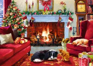 Prime Dreaming of Winter Around the House Jigsaw Puzzle By Trefl
