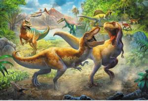 Fighting Tyrannosaurs Dinosaurs Children's Puzzles By Trefl