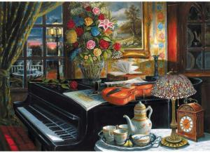 Sounds Of Music Domestic Scene Jigsaw Puzzle By Trefl