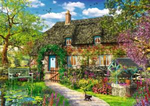 Country Cottage - Scratch and Dent Cabin & Cottage Jigsaw Puzzle By Trefl