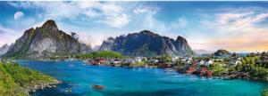 Lofoten Archipelago, Norway Seascape / Coastal Living Panoramic Puzzle By Trefl