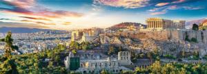 Acropolis, Athens Sunrise & Sunset Panoramic Puzzle By Trefl