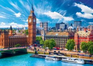 Sunny Day In London London & United Kingdom Jigsaw Puzzle By Trefl