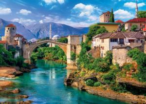 Old Bridge In Mostar, Bosnia And Herzegovina Europe Jigsaw Puzzle By Trefl