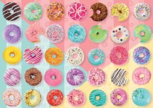Sweet Donuts Pattern / Assortment Jigsaw Puzzle By Trefl