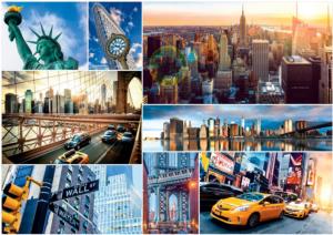 New York - Collage New York Jigsaw Puzzle By Trefl