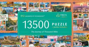 The Journey of Thousand Mile Collage Worlds Largest Puzzle By Trefl