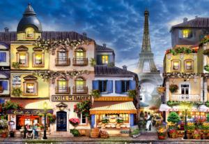 Breakfast in Paris Paris & France Wooden Jigsaw Puzzle By Wooden City