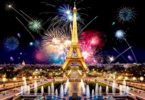 Paris by Night Paris & France Wooden Jigsaw Puzzle By Wooden City