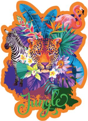 Jungle Jungle Animals Double Sided Puzzle By HQ Kites & Designs USA, Inc.