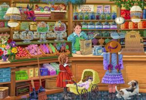 Candy Adventure Candy Wooden Jigsaw Puzzle By Wooden City