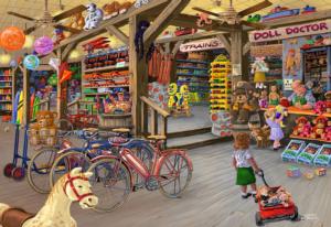 In the Toy Shop Game & Toy Wooden Jigsaw Puzzle By Wooden City